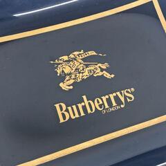 【未使用保管品】Burberry/バーバリー☆ガラスプレート アッシュトレイ ネイビーの画像
