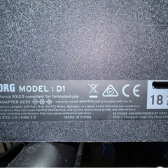 🟥無料配送🟥電子ピアノ KORG D1 スピーカー付の画像