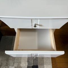 チェスト（白色:大川家具）の画像
