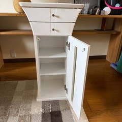 チェスト（白色:大川家具）の画像