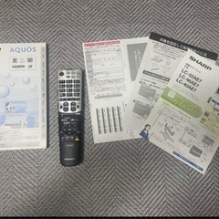 シャープ★液晶テレビ★40インチ★AQUOS★画面保護カバー無しの画像
