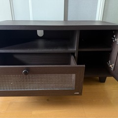 テレビ台(ローボード)引き出しつき付きの画像