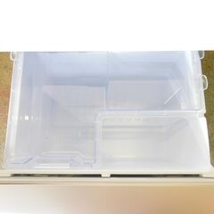 【JM842】SHARP シャープ プラズマクラスター搭載冷蔵庫 350L・どっちもドア 3ドア サクラベージュ SJ-PW35A-C 自動製氷機能付きの画像