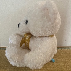 白いくまのぬいぐるみの画像
