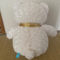白いくまのぬいぐるみの画像