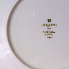 ＵＮＧＡＲＯ ボーンチャイナ 磁器皿５枚 MAEBATA CHINA 前畑陶器の画像