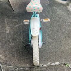 LOVE BUZZ 幼児用自転車 水色とピンク18インチの画像