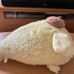 ポムポムプリン　なでなであざらしBIGぬいぐるみの画像
