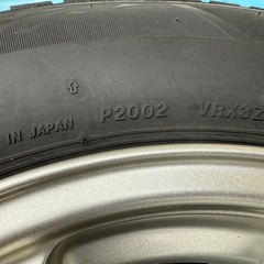 中古バリ溝BRIDGESTONE BLIZZAK VRX3 165/70R14 アルミホイル 付き4本セット ブリヂストン ブリザックの画像