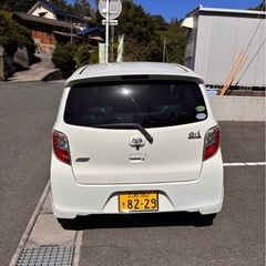 個人出品　H24年ミライースGキーフリーエアロパック仕様車検付きオプション品多数の画像