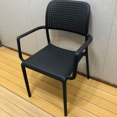 NARDI ナルディ BORA ボラ アームチェア アントラシート イタリア製 ガーデンチェア 屋外家具 ダイニングチェア カフェチェア 椅子 【糸島市内 送料無料】251013-3の画像
