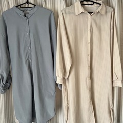 秋冬★ロングシャツ2点&UNIQLOボアジャケットの画像