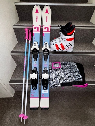 ATOMIC/ROSSIGNOL Jr
.スキー4点セット