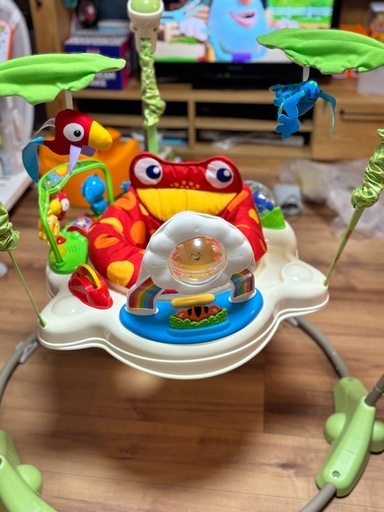 レインフォレスト ジャンパルー (kuro) 新木のベビー用品《おもちゃ