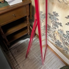 姿見　ミラー　木製の画像