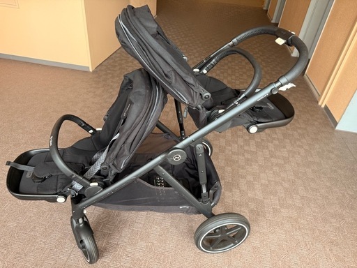 サイベックス ガゼル S + シートユニット セット 2人乗り ベビーカー