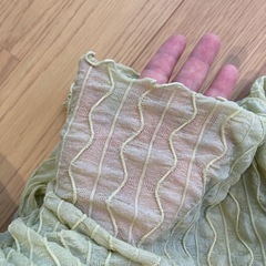 黄緑のうすい服の画像