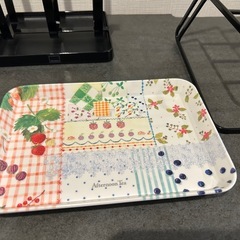 【美品】tower コップスタンド＋ディッシュストレージ＋Afternoon Teaトレイ付き✨ 山崎実業 タワーシリーズ ブラックの画像