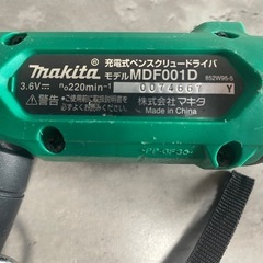 makita 充電式ペンスクリュードライバー　MDF001Dの画像