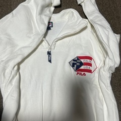 00sFILA スポーツ ホワイト スウェット USサイズSの画像