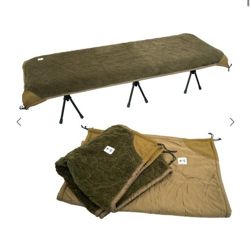 HOTEL CAMPS｜リバーシブル 安い ホットカバー(コットカバー) 2個