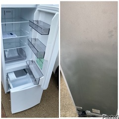 2022年製✨東芝(TOSHIBA) 冷蔵庫 幅47.9㎝ 170L GR-U17BS(W) 2ドア 自動霜取り 右開きタイプ (1011k)の画像