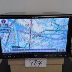 984 動作良好 カーナビ　イクリプス　AVN-V02 可動品　フルセグの画像