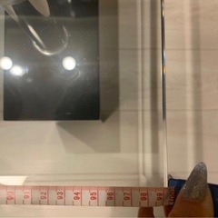 美品 ガラステーブル の画像