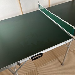 卓球台　家庭用　コンパクト　ネット付き　折りたたみ　の画像