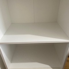 【10/22まで】IKEA オムツ替え台　棚　白　SOLGULの画像