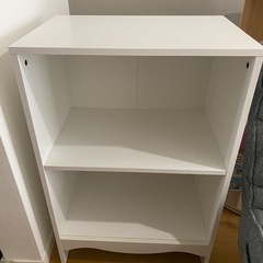 【10/22まで】IKEA オムツ替え台　棚　白　SOLGULの画像