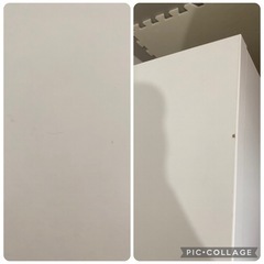 【10/22まで】IKEA オムツ替え台　棚　白　SOLGULの画像