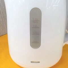 電気ケトル 1.2L ニトリ SN-3228 電気ポット ホワイト 西岡店の画像