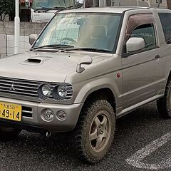★車検R8/1★パジェロミニ★4WDターボ★ビックタイヤ★車高UP★社外オーディオ★訳あり格安の画像
