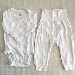 【H&M】 ボディスーツ＆パンツ 6ピースセット 75サイズ 新品未使用の画像