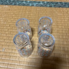 昭和レトロ　佐々木ガラス　ガラスコップ　の画像
