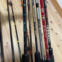 ルアーロッド 釣り具 バス釣り オールドの画像