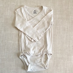H&M ラップボディスーツ 3枚セット 75サイズ 新品未使用の画像