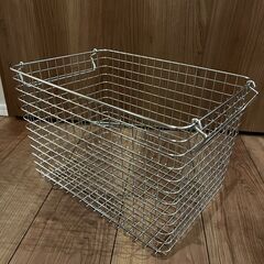 無印良品 ステンレスワイヤーバスケットの画像