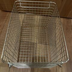 無印良品 ステンレスワイヤーバスケットの画像