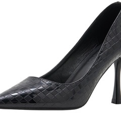 新品未使用 ハイヒール パンプス 滑り止め 23.5-24.0 ヒール高7.0の画像