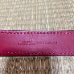 HAWK COMPANY ホークカンパニー ベルト イタリアフェイクレザー ブラックバックルベルトの画像