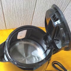 電気ケトル 1.0L HDL-0722 コンパクトケトル ブラック 電気ポット ヒロコーポレーション 西岡店の画像