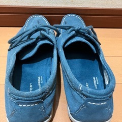 ROCK PORT✨アディダスコラボ✨モカシン 25.0cm ブルーの画像