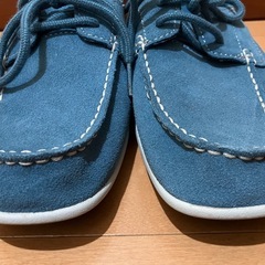 ROCK PORT✨アディダスコラボ✨モカシン 25.0cm ブルーの画像