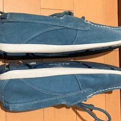 ROCK PORT✨アディダスコラボ✨モカシン 25.0cm ブルーの画像