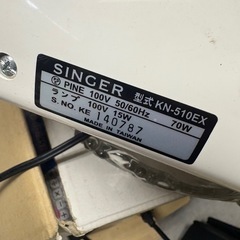 SINGER シンガー電子ミシン　MERRIT KN-510EXの画像