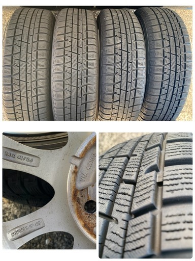 155/65R14   アルミホイール　スタッドレスタイヤ