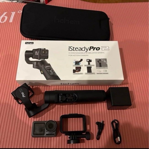 DJI OSMO action とiSteady Pro 2 スタビライザー