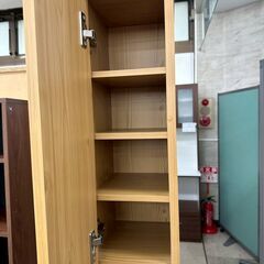 ★リユースのサカイ高崎店★TJ13052  隙間収納 ライトブラウン H180×D55×W20 クリーニング済みの画像